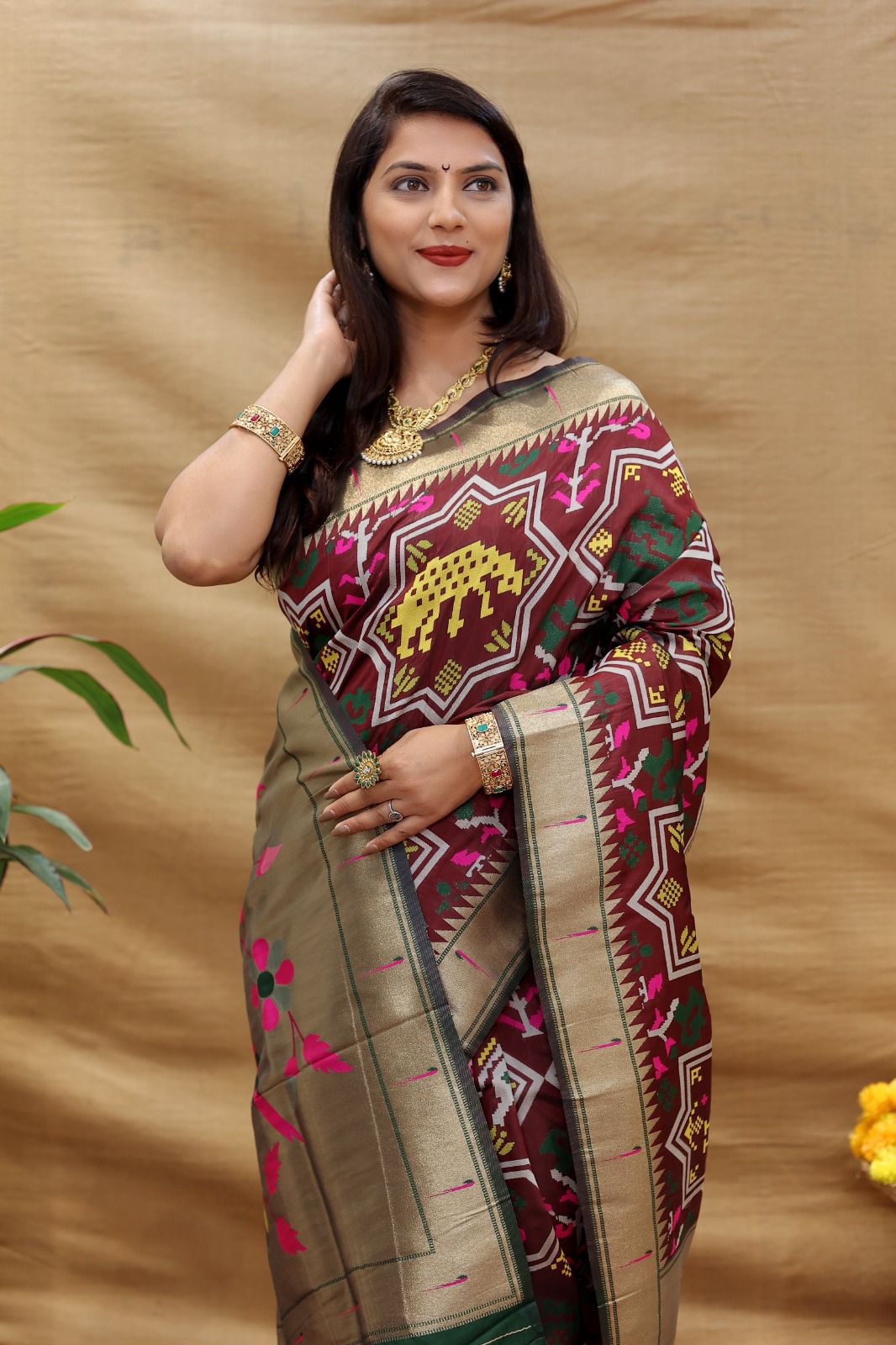 Patola Paithani By Policona Pure Silk Saree Catalog